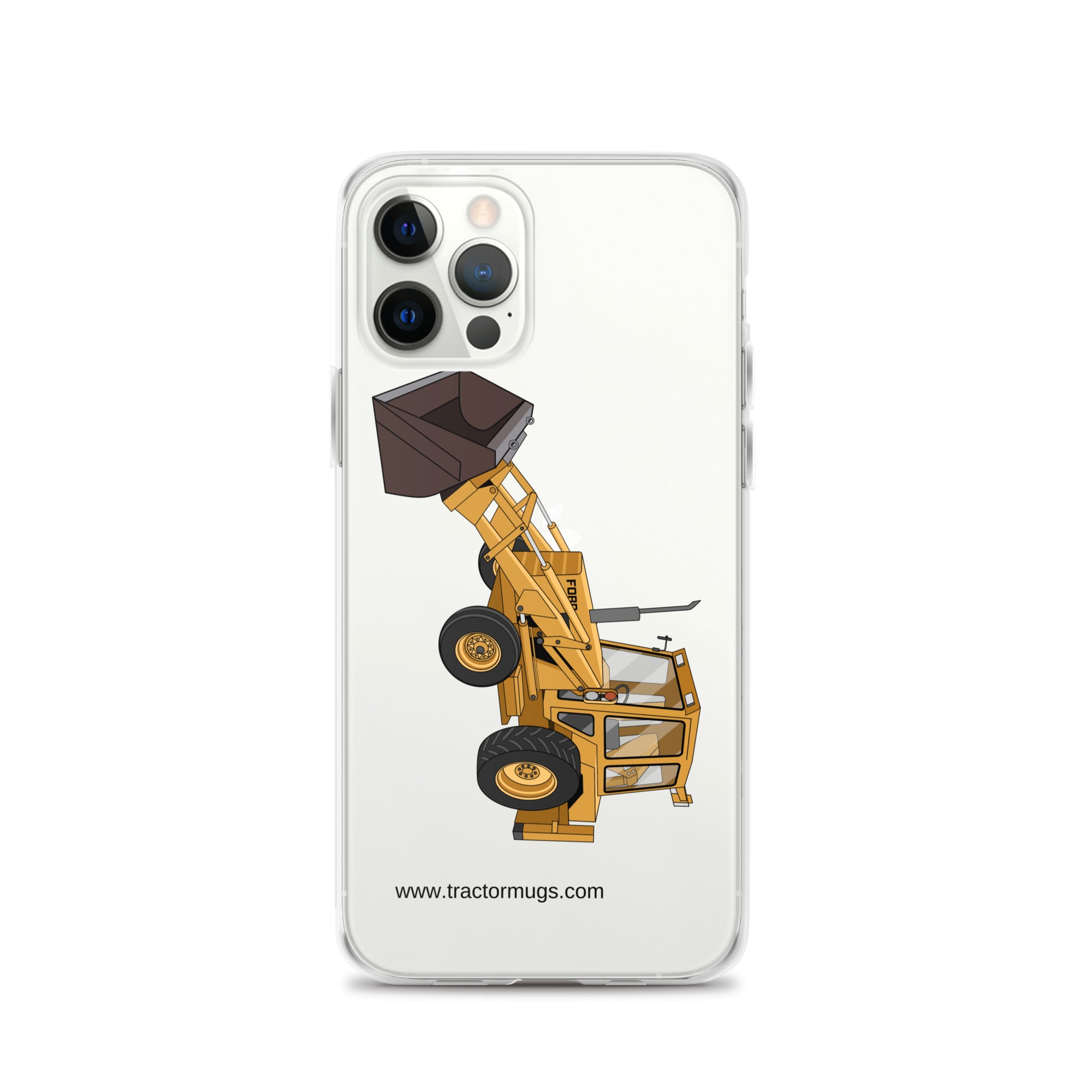 Ford iPhone 12 Pro Ford 550 Backhoe | Clear Case for iPhone® Quality Farmers Merch