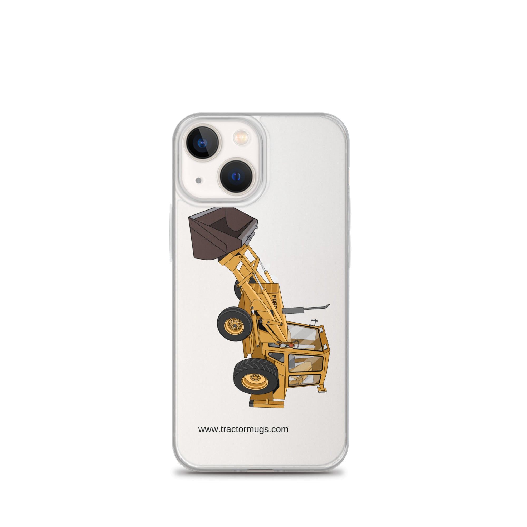 Ford iPhone 13 mini Ford 550 Backhoe | Clear Case for iPhone® Quality Farmers Merch
