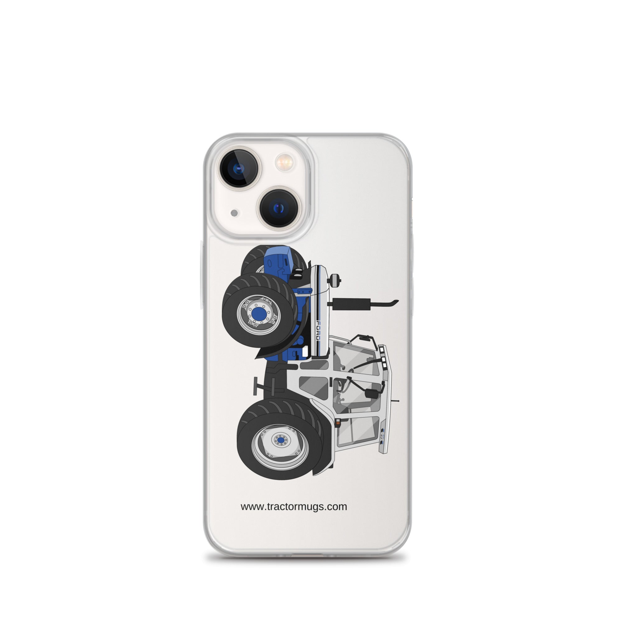Ford iPhone 13 mini Ford 7810 Jubilee Edition SilverTractor | Clear Case for iPhone® Quality Farmers Merch