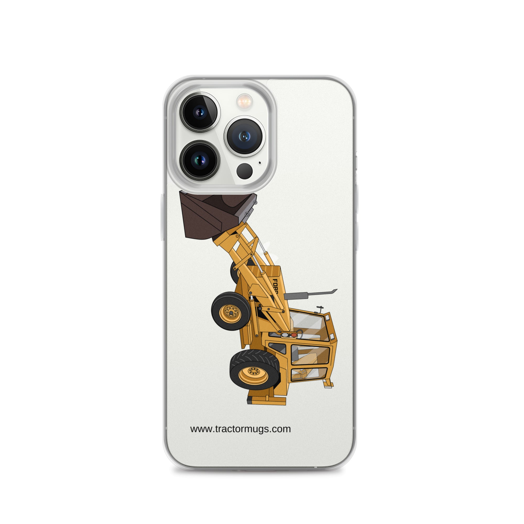Ford iPhone 13 Pro Ford 550 Backhoe | Clear Case for iPhone® Quality Farmers Merch