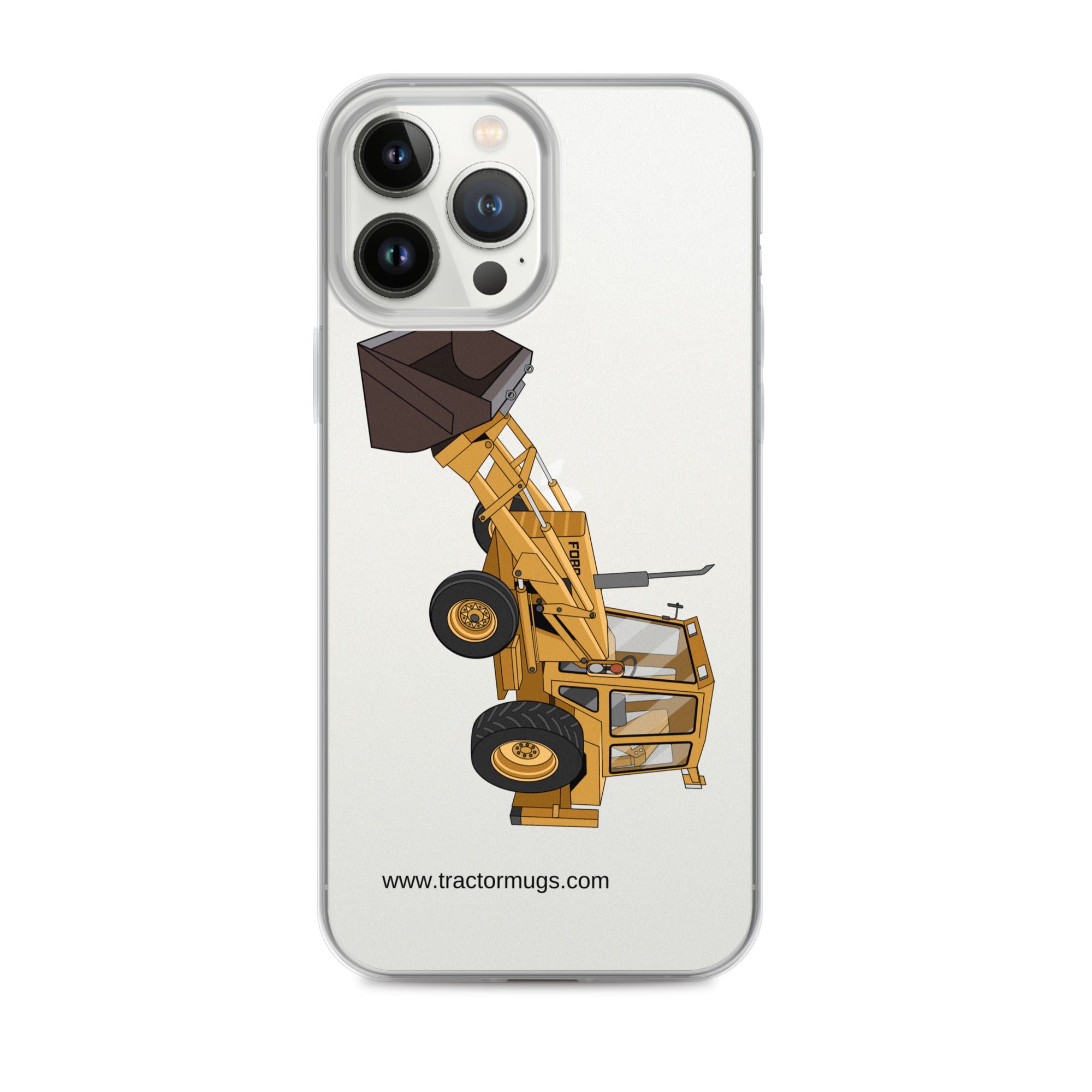 Ford iPhone 13 Pro Max Ford 550 Backhoe | Clear Case for iPhone® Quality Farmers Merch