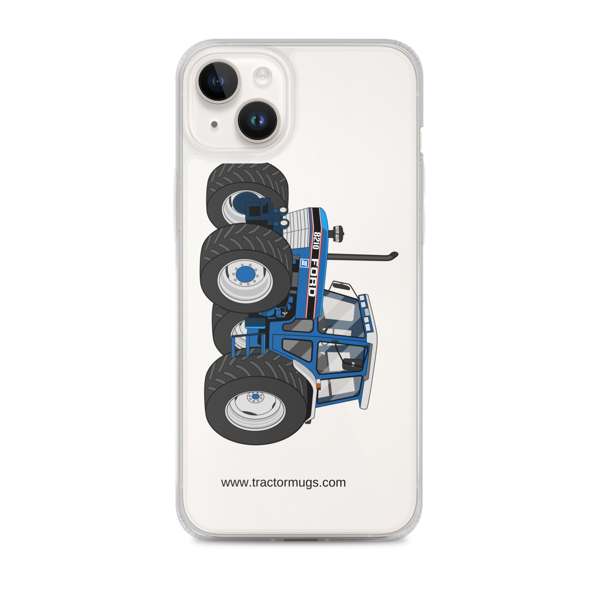 Ford iPhone 14 Plus Ford 8210 4WD | Clear Case for iPhone® Quality Farmers Merch