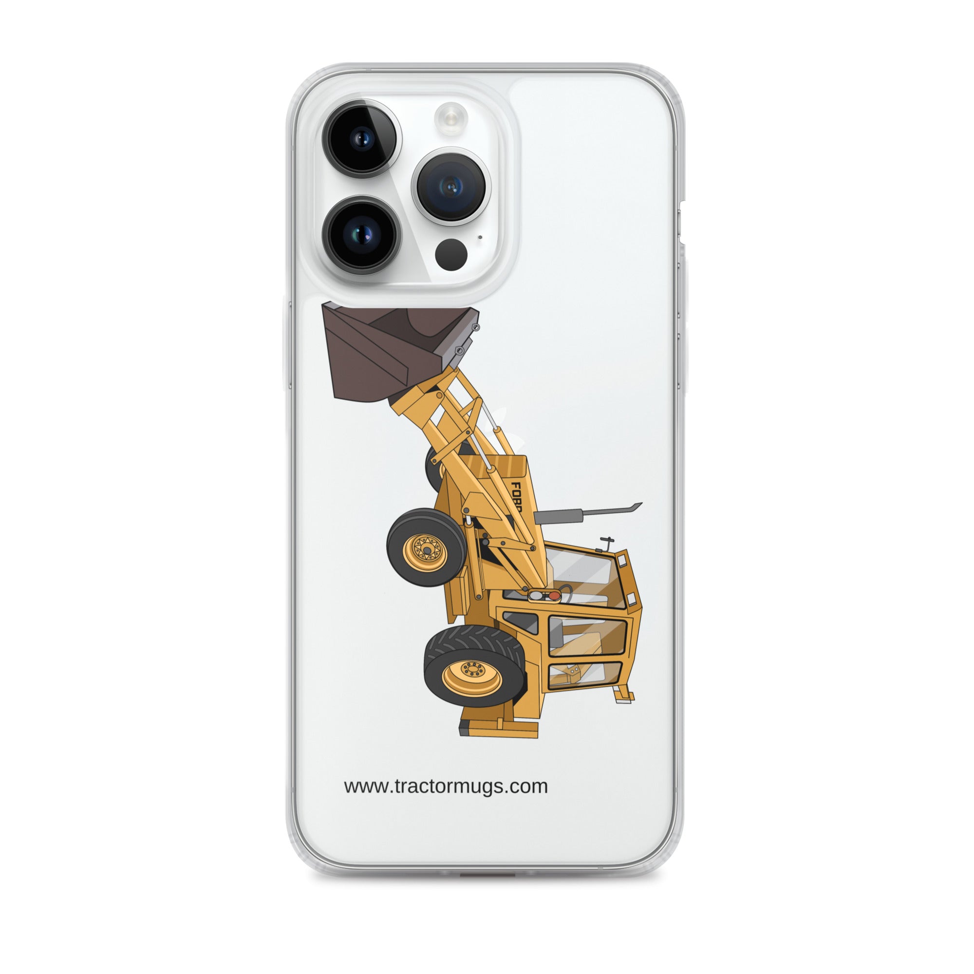 Ford iPhone 14 Pro Max Ford 550 Backhoe | Clear Case for iPhone® Quality Farmers Merch