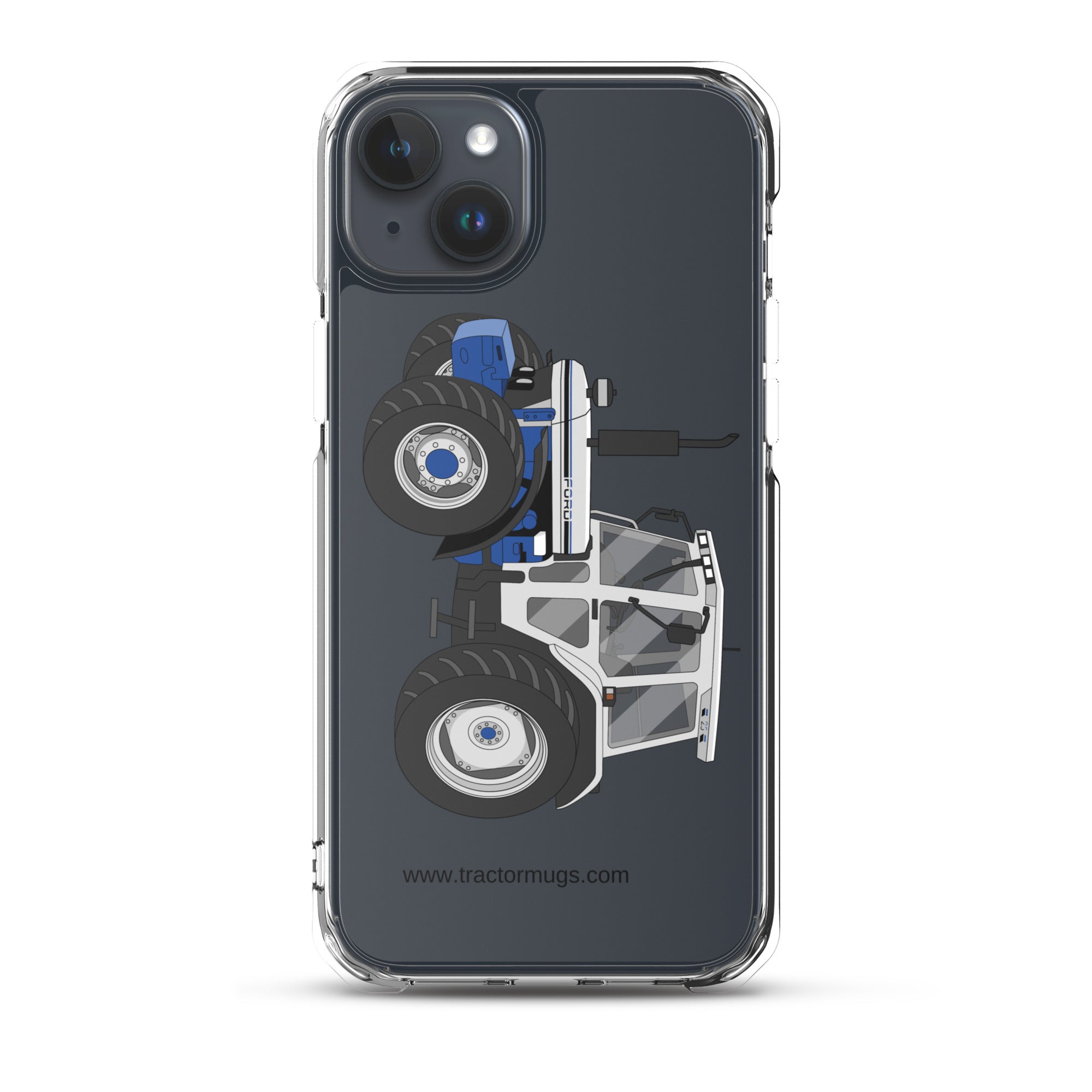 Ford iPhone 15 Plus Ford 7810 Jubilee Edition SilverTractor | Clear Case for iPhone® Quality Farmers Merch