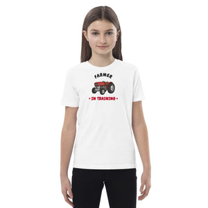 Furrow & Fields Kids Premium Tee White / 3-4 Farmer in Training Massey Ferguson 135 | Kids Premium Tee Quality Farmers Merch