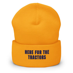 Here for the Tractors Cuffed Beanie - Gold