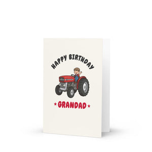 Happy Birthday Grandad Massey Ferguson 135 | Kids Greeting Card