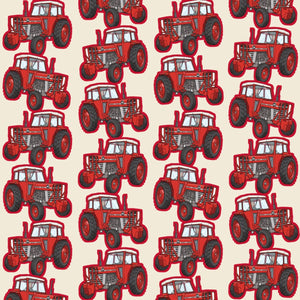 Massey Ferguson 188 Pillow Case – Cream, print pattern close-up