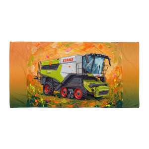CLAAS Lexion 8600 TerraTrac Splash Art | Beach Towel