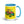 Fiat 1880 Pop Art | 15 oz Mug with Color Inside - Blue