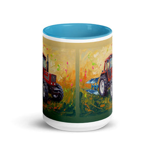 Fiat 1880 Splash Art | 15 oz Mug with Color Inside - side view