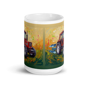 Fiat 1880 Splash Art | White Glossy Mug - view 2