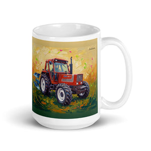 Fiat 1880 Splash Art | White Glossy Mug