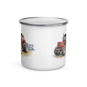 Fiat 1880 Watercolor | Enamel Mug - view 2