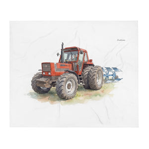 Fiat 1880 Watercolor | Throw Blanket