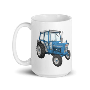 Furrow & Fields Ford 4600 Illustration | White Glossy Mug Quality Farmers Merch