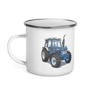 Ford 5610 Force II Illustration | Enamel Mug - view 3