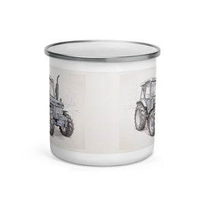 Ford 5610 Force II Pencil Sketch | Enamel Mug - view 2