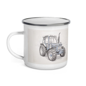 Ford 5610 Force II Pencil Sketch | Enamel Mug - view 3