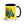 Ford 5610 Force II Pop Art | 15 oz Mug with Color Inside - Black