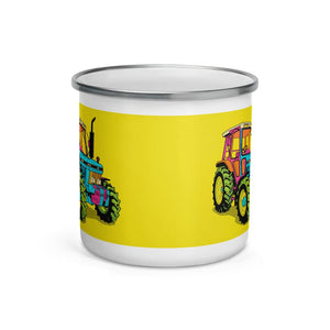 Ford 5610 Force II Pop Art | Enamel Mug - view 2