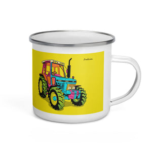 Ford 5610 Force II Pop Art | Enamel Mug