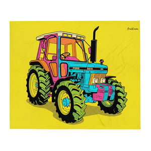 Ford 5610 Force II Pop Art | Throw Blanket