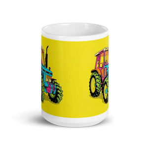 Ford 5610 Force II Pop Art | White Glossy Mug - view 2