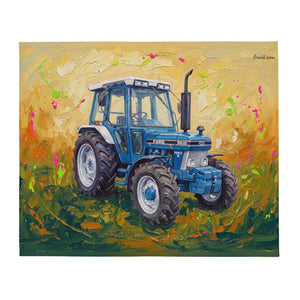 Ford 5610 Force II Splash Art | Throw Blanket