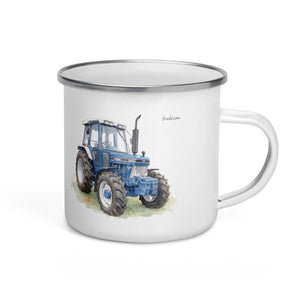 Ford 5610 Force II Watercolor | Enamel Mug