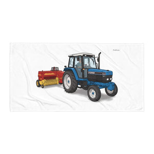 Ford 6640 SLE Illustration | Beach Towel