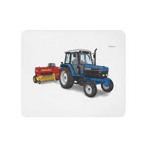 Ford 6640 SLE Illustration | Sherpa Blanket 50″×60″