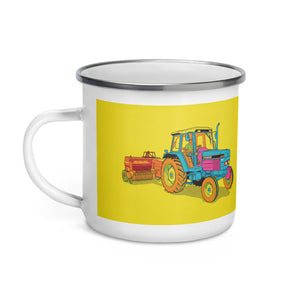 Ford 6640 SLE Pop Art | Enamel Mug - view 3