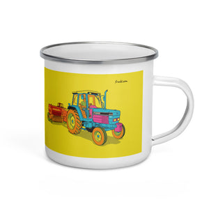 Ford 6640 SLE Pop Art | Enamel Mug