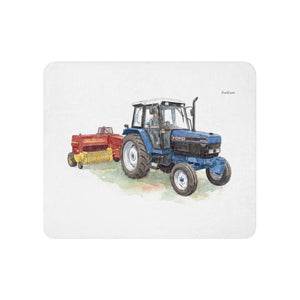 Ford 6640 SLE Watercolor | Sherpa Blanket 50″×60″