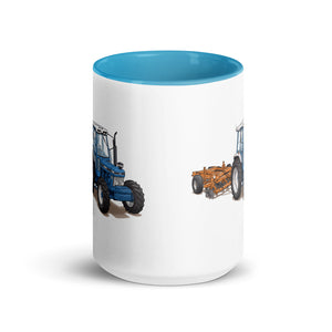 Ford 7810 Generation III Illustration | 15 oz Mug with Color Inside - side view