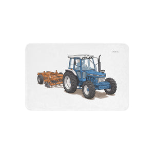 Ford 7810 Generation III Illustration | Sherpa Blanket 37″×57″