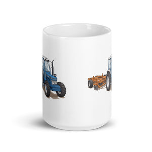 Ford 7810 Generation III Illustration | White Glossy Mug - view 2