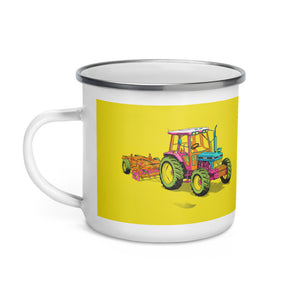 Ford 7810 Generation III Pop Art | Enamel Mug - view 3