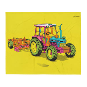 Ford 7810 Generation III Pop Art | Throw Blanket
