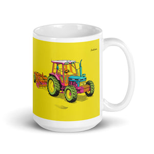 Ford 7810 Generation III Pop Art | White Glossy Mug