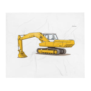 JCB 806 Illustration | Throw Blanket