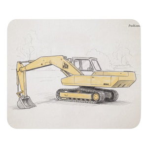 JCB 806 Pencil Sketch | Mouse Mat