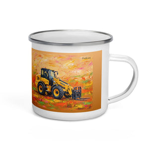 JCB TM420 Splash Art | Enamel Mug
