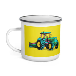 John Deere 4955 Pop Art | Enamel Mug - view 3