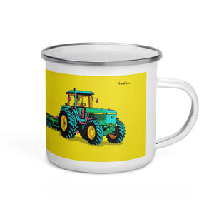 John Deere 4955 Pop Art | Enamel Mug