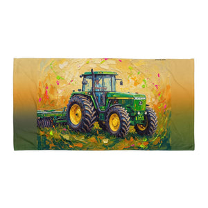 John Deere 4955 Splash Art | Beach Towel