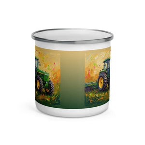 John Deere 4955 Splash Art | Enamel Mug - view 2