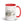 John Deere 6910 with Hedge Cutter Pencil Sketch | 15 oz Mug with Color Inside - Red