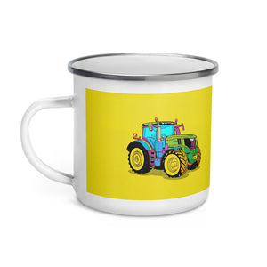 John Deere 6R 250 Pop Art | Enamel Mug - view 3